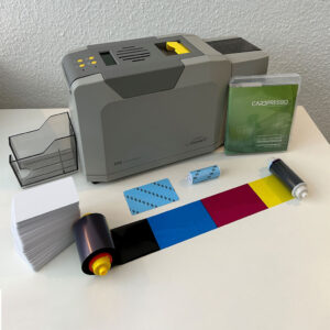 PVC Plastikkartendrucker Starter Set SEAORY S28 Duplex